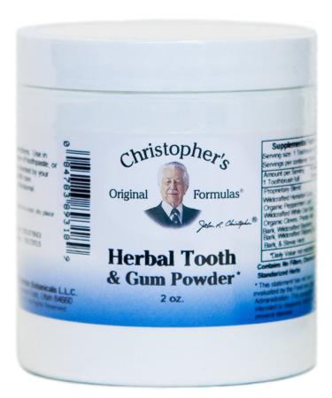 Christopher's Original Formulas Herbal Tooth and Gum Powder 2 Ounce (Pack of 1)