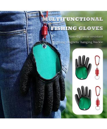 Waterproof Anti-Cut Fishing Gloves for Predatory Fish - 2 Piece Set with Magnetic Closure | International Shipping - Buy Online on GoSupps.com
