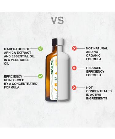 Aromaya Arnika Massage Oil 100ml - Natural Pain Relief & Muscle Soothing - Buy Online Worldwide - Buy Online on GoSupps.com