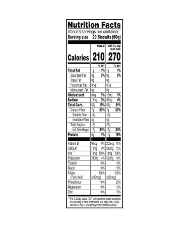 Kellogg's Frosted Mini-Wheats Cinnamon Roll Cereal 14.3oz - Whole Grain & Fiber Breakfast Cereal - Buy Online on GoSupps.com