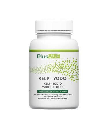 Plusvive - Pack of 365 iodine tablets extracted from kelp, 150 mcg