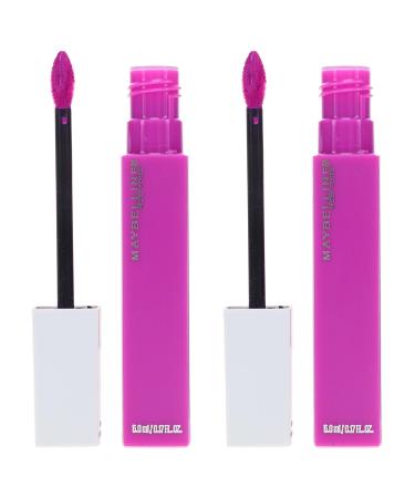 Maybelline SuperStay Matte Ink Liquid Lipstick Creator 35 - Pack of 2 | Long-Lasting, Bold Color | 0.17 Fl Oz x 2 - Buy Online on GoSupps.com