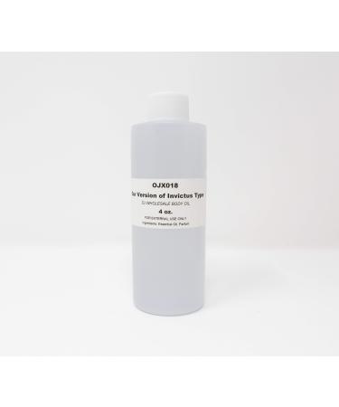 Premium Fragrance Body Oil (OJX018 Our Version of Invicts Type) 4 oz.) OJX018 (Our Version of Invictus Type) 4 Fl Oz (Pack of 1)