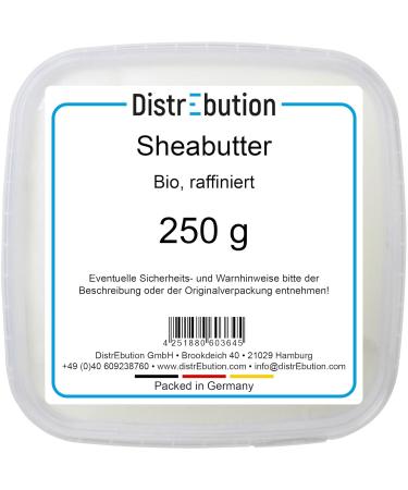 Organic Shea Butter 250g | Refined Vegan & 100% Natural | Best for Skin Care & Cosmetics - Buy Online on GoSupps.com