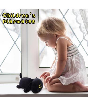 Yamepuia 20CM Cute Black Cat Plushie Toy | Soft Stuffed Animal Doll Pillow | Christmas Gift for Kids | 8In Kawaii Cat Plush - Buy Online on GoSupps.com