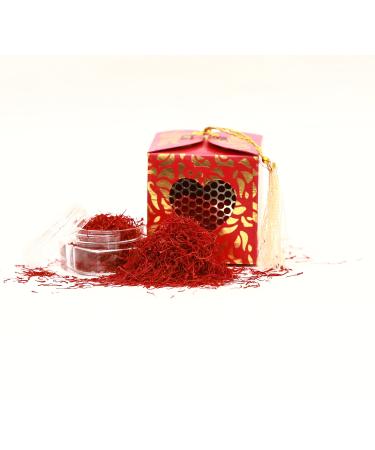 Afghani Saffron | Saffron Thread (Super Negin Grade A+) Premium Gold Threads | Saffron Spice for Teas | Beautiful Herbs | Red Saffaron Supplements (1Gram)