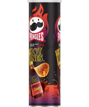 Pringles Hot Ones Los Calientes Croustilles de pommes de terre barbacoa collations pic es inspiration sauce piquante bo te de 156 ml (1 bo te) - Buy Online on GoSupps.com