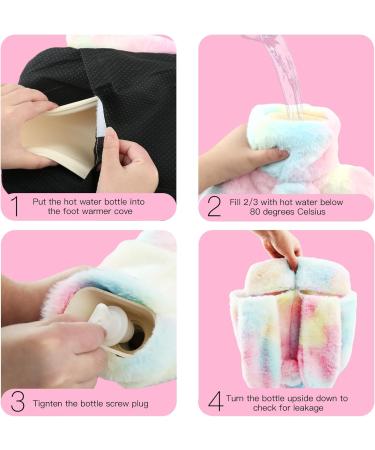 Electricity-Free 2L Foot Warmer Bottle | Soft Rabbit Ear Design | Multi-Functional Heating Pads for Men & Women | Colorful Winter Gift - Buy Online on GoSupps.com
