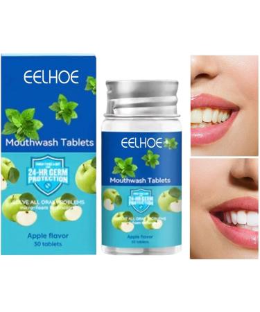 Mundwater Tabs - Fresh Breath & Sustainable Mouthwash with Green Apple Flavor | Easy to Use International Shipping - Buy Online on GoSupps.com