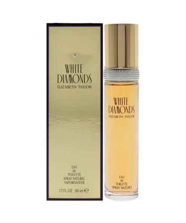 Elizabeth Taylor Women's Perfume White Diamonds Eau De Toilette EDT Spray 1.7 Fl Oz