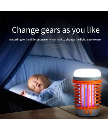 Mozz Guard 2024: Waterproof Mosquito Zapper Lamp - 3-in-1 Portable Outdoor Mosquito Repellent for Home Garden Camping & Picnics - Buy Online on GoSupps.com
