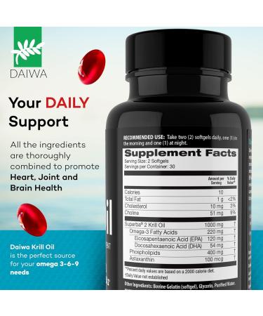 Daiwa Peak Immune 4 - Natural Immune System Booster + Plasmanex 1 Blood Circulation Supplement + Krill Oil Omega 3 Krill Oil Capsules - Buy Online on GoSupps.com