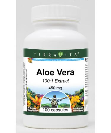 Aloe Vera 100:1-450 mg (100 Capsules ZIN: 518922)