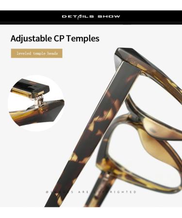 Buy SERONI TR90 Cat Eye Blue Light Blocking Glasses - UV Protection Computer & Reading Glasses for Men & Women - Stylish Red Frame 54mm - Buy Online on GoSupps.com