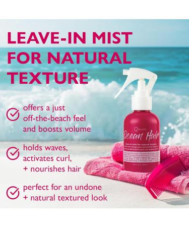 12 Benefits Ocean Hair Wave Spray - Leave-In Mist that Conditions Moisturizes Protects Scalp Protects Against Humidity & Static and Boost Volume (4 Oz) - Buy Online on GoSupps.com