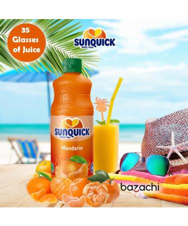 Sunquick Real Fruit Concentrate Juicer - Fruity Refreshment (Mandarin 1 Bottle) Mandarin 700.00 ml (Pack of 1) - Buy Online on GoSupps.com