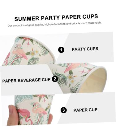 Abaodam 18pcs Flamingo Cake Wai Cake Decoration Hot Coffee Cups Flamingo Paper Cups The Summer Mouthwash Cup - Buy Online on GoSupps.com