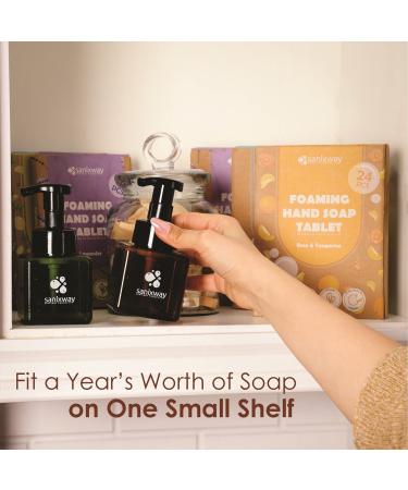 Hand Soap Refill Tablets - Eco-Friendly Zero Waste - 48 Oz Foaming Soap Equivalent - Cleanses Moisturizes & Reduces Waste - 6 Pack - Buy Online on GoSupps.com