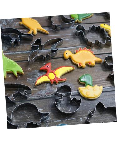 Zerodeko Christmas Biscuit 30 Pcs Dinosaur Baking Set DIY Mini Cookies Universe Theme Baking Dough Mini Animals Kids Baking Molds Cookie Ring Kids Suit Child Christmas Stainless Steel 10.3X5.3X2cmx3pcs Silverx3pcs - Buy Online on GoSupps.com