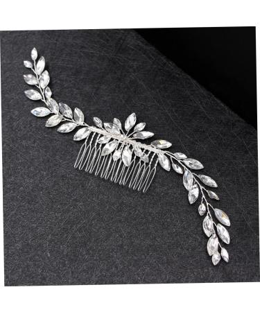 Ipetboom Hair Side Combs Rhinestone Barrettes Wedding Hair Clip Rhinestone Hair Clip Hair Teasing Comb Decorative Hair Combs Bride Insert Comb Bridal Bride Hair Clip Accessories Manual Miss - Buy Online on GoSupps.com