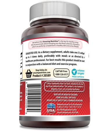Amazing Formulas CLA 1000mg 120 Softgels - Conjugated Linoleic Acid Supplement - Buy Online on GoSupps.com