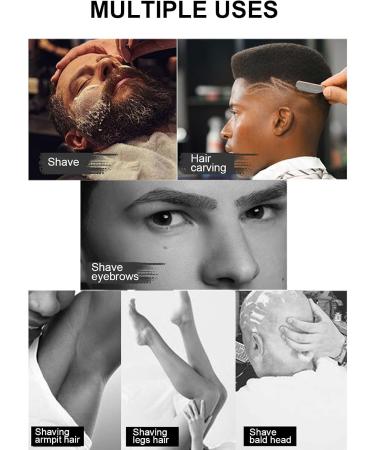 Razor Manual Beard Shaver with No Peeled Lacquer Crystal Plate Handle - Silver Barbershop Quality - Buy Online on GoSupps.com