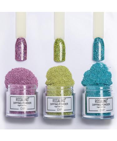 Roseflower Dipping Powder Nails Kit - 6 Colors Nude Dip Powder Base & Top Coat - DIY Manicure at Home | International Shipping - Buy Online on GoSupps.com