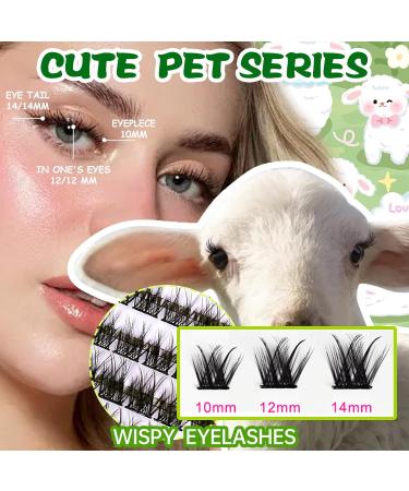 Bluesmurfs Self Adhesive Individual Lashes | Reusable No Glue Fake Eyelashes Clusters - Easy to Use Natural Eye Lashes I01 - Buy Online on GoSupps.com