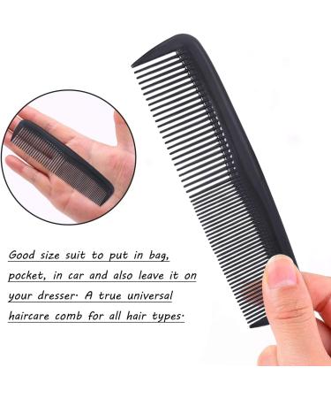 12 PCS Colorful Plastic Hair Combs Set - Fine Dressing Styling Combs for Women and Men - Salon and Hotel Hair Care Tool - Buy Online on GoSupps.com