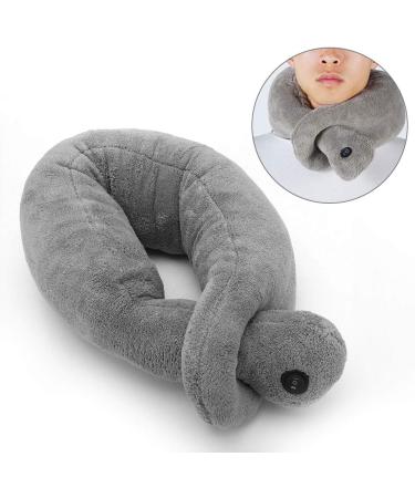 Vibrating Massage Pillow - Soft Neck Therapy for Pain Relief Muscle Relaxation & Stress Relief | International Shipping - Buy Online on GoSupps.com