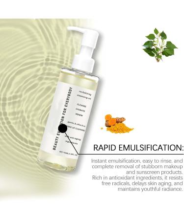Face Cleansing Oil Gentle Cleansing Oil Houttuynia Cleansing Oil Deep Cleansing Oil All Skin Types Cleanses & Removes Impurities Korean Cosmetic Care - Buy Online on GoSupps.com
