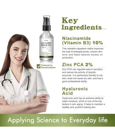 Organic Vitamin C Serum with Hyaluronic Acid - Dark Circle & Age Spot Corrector, Pore Cleanser, Acne Scar & Sun Damage Repair - Anti Aging Plumping Serum for Face, Neck, Eyes - 60ML - Buy Online on GoSupps.com