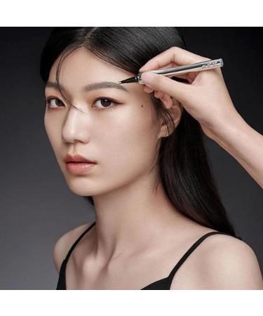 Cooklesa Eyebrow Cooklesa 2024 Upgraded Natural Waterproof Eyebrow Pen with Microfine Tip Two-Pronged Eyebrow Pencil 3D Long-Lasting Natural Waterproof Microblading Eyebrow Pen Makeup (2PCS Black) - Buy Online on GoSupps.com