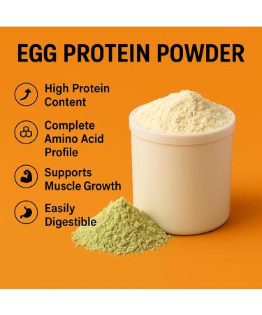BUY THE CRAVE Egg Protein Powder Egg White Powder Soybean Powder Lactose Free Protein Powder - Unflavored & Dairy Free (32 OZ) - Buy Online on GoSupps.com