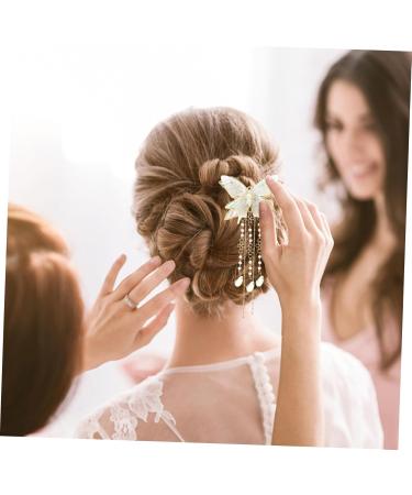 minkissy Wedding Hair Accessories Hair Clips Barrettes for Women 90s Accessories for Women Hair Butterflies Fairy Hair Accessories Wedding Hair Clip Girl Hair up Plastic Butterfly Clip - Buy Online on GoSupps.com