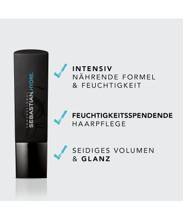 Sebastian Professional Hydre: Nourishing Hair Care for Dry Stressed & Chemically Treated Hair - Shampoo Conditioner & Mask - Buy Online on GoSupps.com