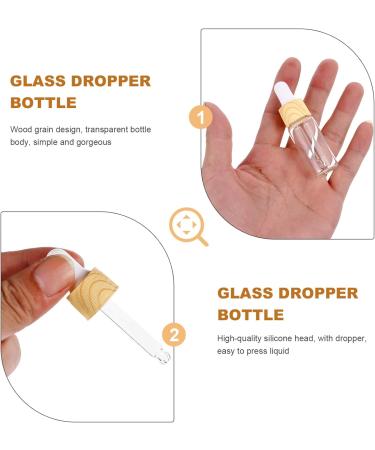 FRCOLOR 8pcs 10ml Clear Glass Pipette Bottles - Empty Essential Oil Sample Vials for International Shipping - Buy Online on GoSupps.com