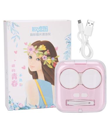 SONEW Automatic Contact Lens Cleaner - USB Charging Compact & Cute Electrical Lens Cleaning Tool (Pink) - International Shipping Available - Buy Online on GoSupps.com