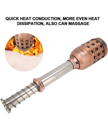 Buy Copper Moxa Moxibustion Stick - Hot Compress Massage Tool for Body Health & Fatigue Relief | International Shipping Available - Buy Online on GoSupps.com