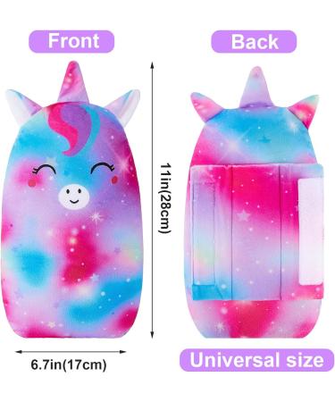 Basumee Unicorn Seat Belt Covers for Kids - Pink Seat Belt Pads & Head Support for Child Car Safety - Buy Online on GoSupps.com