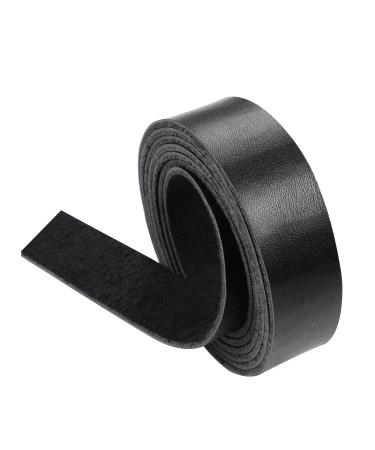 picheng Black Leather Strap 1 Inch Wide 72 Inches Long, Leather belt Strips Very Suitable for Pet Collars, Traction Ropes,Belts, Keychains, Leather Watch Straps DIY Craft Projects (Black) - Buy Online on GoSupps.com