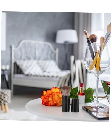 Ipetboom Powder Brush Portable Makeup Brush Short Press on Nails Blush Brush with Cover Blusher Cosmetic Brush Makeup Beauty Brush Makeup Blush Brush Stereotypes Makeup Set Miss Metal Tube - Buy Online on GoSupps.com