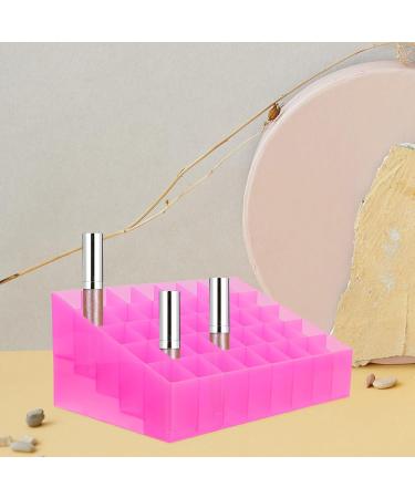 Shop Cabilock 40 Box Lipstick Holder - Pink Cosmetic Organizer & Jewelry Storage Case for International Shipping - Buy Online on GoSupps.com