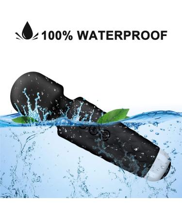 Waterproof Rechargeable Handheld Back Massager for Muscle Recovery - Black (6 * 1.5 INCH) - Buy Online on GoSupps.com