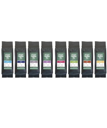 Variety Pack (C) - 8 (1 lb.) Varieties of Unroasted Coffee Beans Variety Pack C