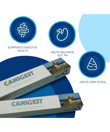 CANIGEST Probiotic Paste for Cats and Dogs - 30ml | Easy-to-Administer Tummy Settler with Probiotics, Prebiotic, Glutamine, Kaolin & Pectin - Buy Online on GoSupps.com