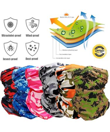 Golopatop Multifunctional Hose Scarf | Ice Cream Tube Scarf for Men & Women | Breathable UV-Resistant Neck Warmer | Color 6 - Buy Online on GoSupps.com