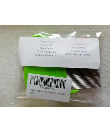 Lieskamm Extra Fine Children's Lice Comb - Stainless Steel & Plastic Effective Flea & Lice Removal - Buy Online on GoSupps.com