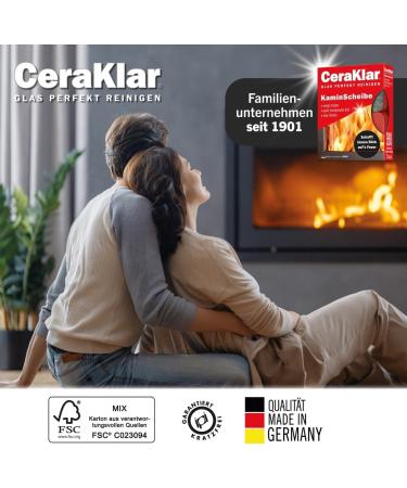 Abrazo Cera - Clear Fireplace Disc | Scratch-Free Cleaner | 2 Disc Set for Safe Chemical-Free Fireplace Care - Buy Online on GoSupps.com