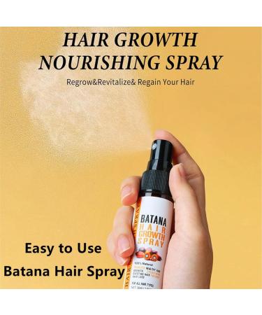 Go Ho Batana Hair Spray Hair Growth Serum Hair Growth Spray Batana Oil Hair Regrowth Care for Thinning Hair Reduce Hair Loss - Buy Online on GoSupps.com